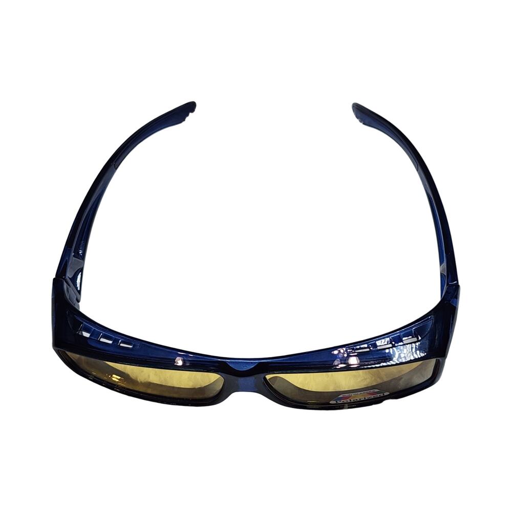 FIMOSON Night Driving Glasses HD Polarized Yellow Lens Fit Over Sunglasses